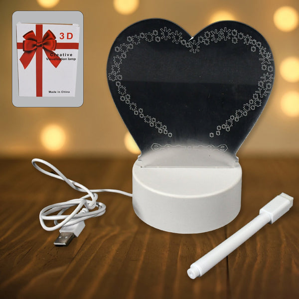 Creative Visualization Lamp 3 D Acrylic Decorative Lamp (1 Pc)