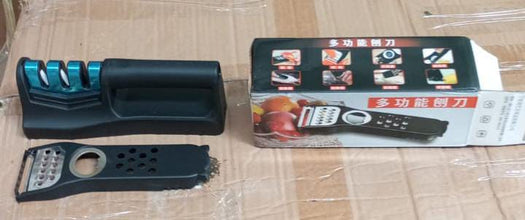 Kitchen Knife Sharpener – Handheld for Chefs & Serrated Knives (1 Pc, Chopper Not Included)