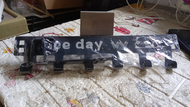 Heavy-Duty Carbon Steel Over Door Hook Rack for Towels & Coats (1 Pc, 6 Hooks)