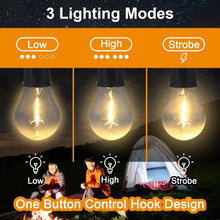 Rechargeable LED Camping Lantern – 3 Modes, Portable with Clip Hook (1 Pc)