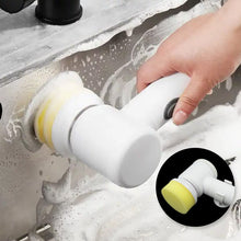 Portable Electric Cleaning Brush with 3 Replaceable Brush Heads (5 In 1)