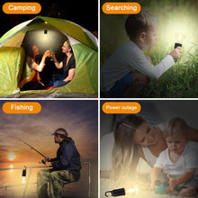 Rechargeable LED Camping Lantern – 3 Modes, Portable with Clip Hook (1 Pc)