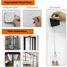 Automatic Door Closer Punch-Free Automatic Sensor Door Closer With 4 Screw