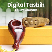 Digital Tasbih Tally Counter – Wooden Beads for Zikr/Naam Jaap