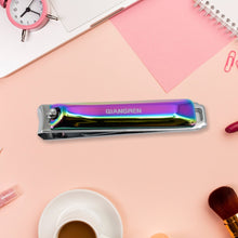 Stainless Steel Folding Portable Large Nail Clippers with Nail File (1 Pc / Mix Design)