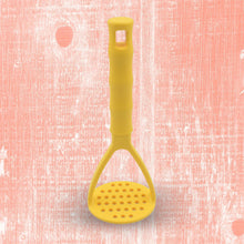 Kitchen Food Masher | Heavy Duty Masher for Fruits, Veggies & Potatoes | Soft Grip Handle (1 Pc)