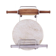 Kitchen organizer for chakla and belan, stainless steel