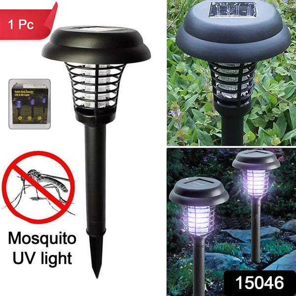 Garden Lighting UV LED Solar Powered LED Mosquito Trap / Bug Zapper  (2 Pc)