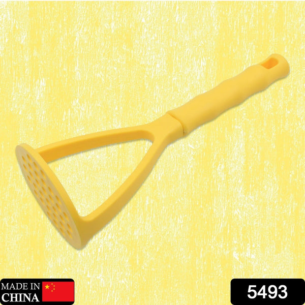 Kitchen Food Masher | Heavy Duty Masher for Fruits, Veggies & Potatoes | Soft Grip Handle (1 Pc)