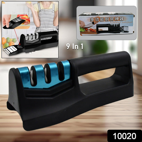 Kitchen Knife Sharpener – Handheld for Chefs & Serrated Knives (1 Pc, Chopper Not Included)